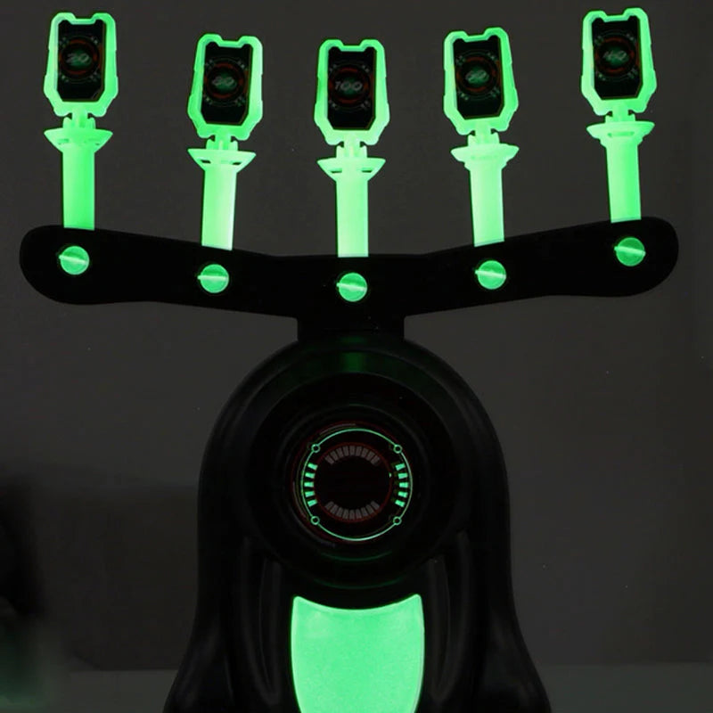 Zestaw strzelniczy – świecąca tarcza z zabawkowym pistoletem